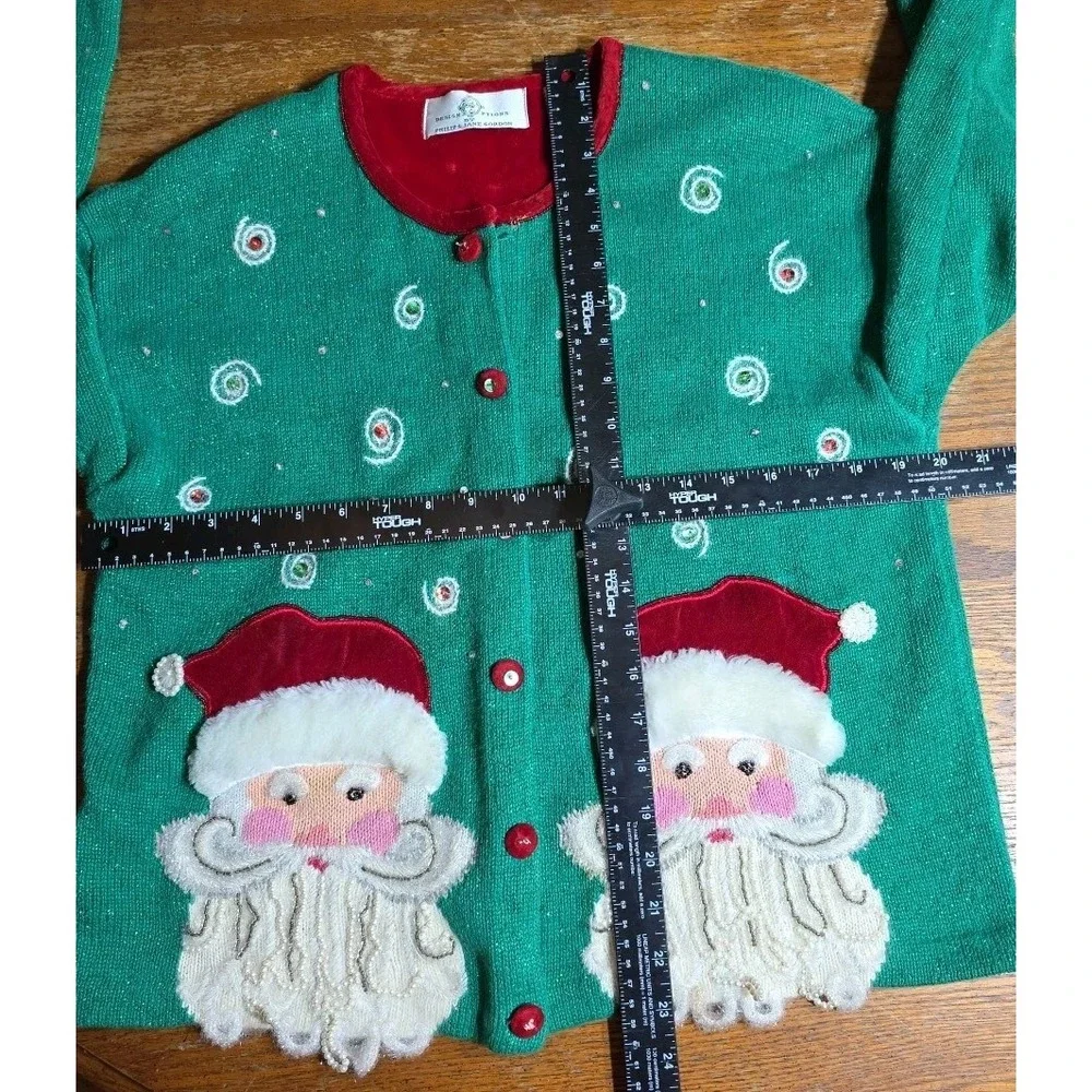 Design Options by Philip and Jane Gordon Womens Christmas Sweater Size M Vintage